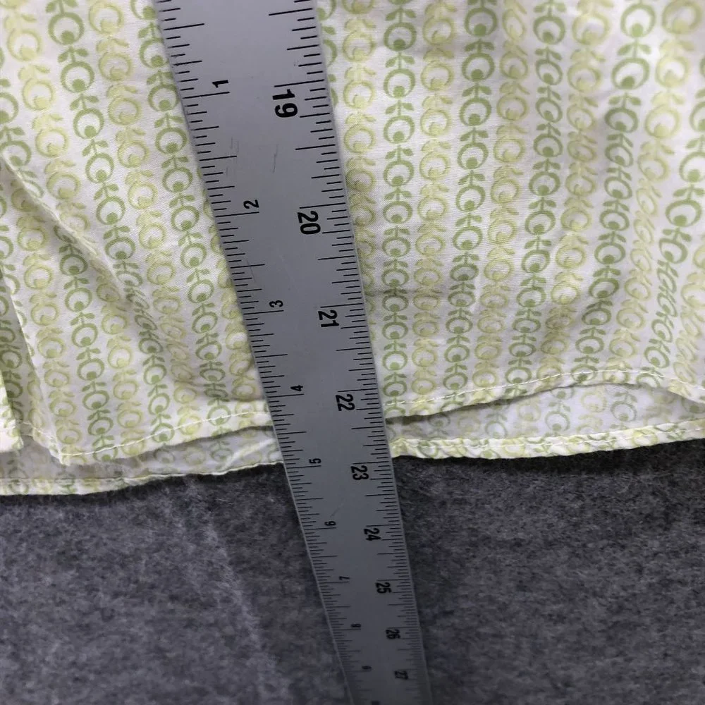 Gap Girls XXL 14-16‎ Long Sleeve Button Up Shirt Lightweight Lime Utility Floral